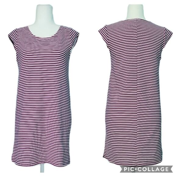 3/$30 Everly Striped Pink Shift Mini Dress S - Picture 1 of 11